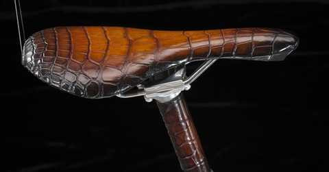 Xe đạp bọc da cá sấu đắt ngang xe hơi của WLWC