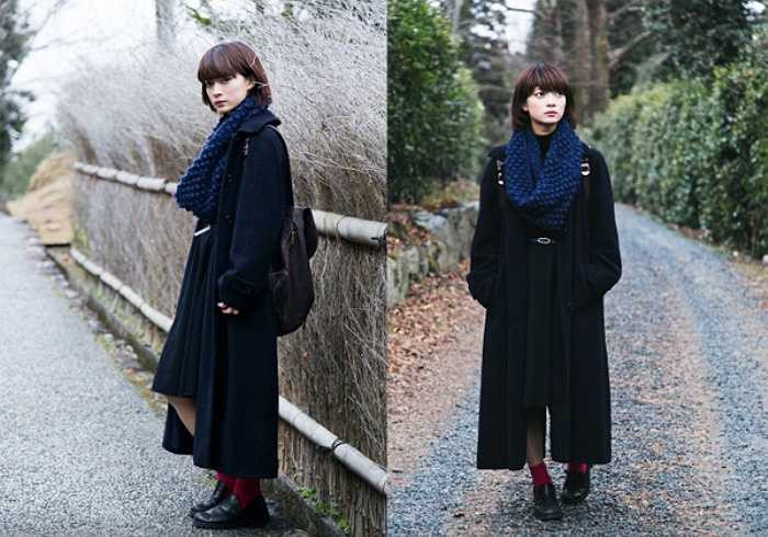 Đây là loạt ảnh đẹp của cô bạn trong bài phỏng vấn sau khi trở thành hoa khôi ĐH Bukkyo.