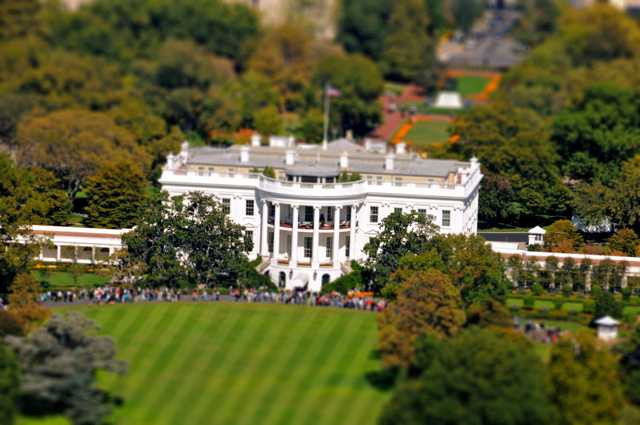 Nhà Trắng nhìn từ trên cao