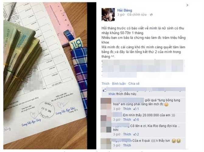 Được biết, mặt hàng mà Hải Băng kinh doanh đó là mỹ phẩm online: Vào tháng 8/2013, Hải Băng bắt đầu kinh doanh. Ban đầu, cô bạn rao hàng qua facebook cá nhân.