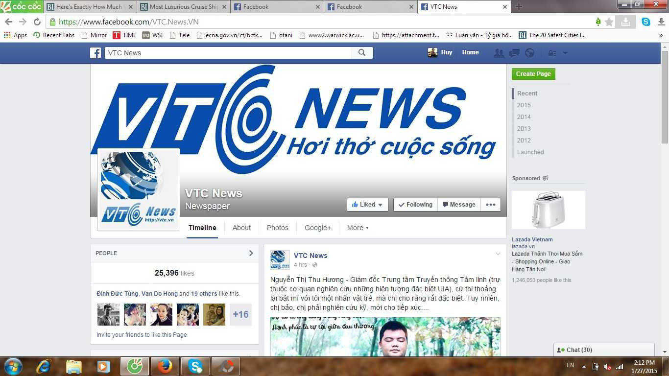 Kết nối facebook trở lại bình thường