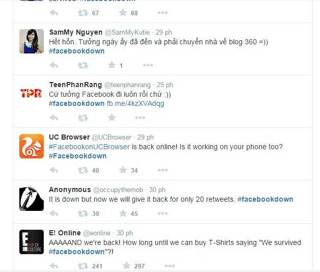 Nhiều chia sẻ hết hồn vì thông tin không thể truy cập vào facebook