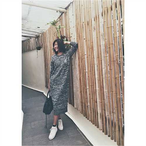 Thời trang dạo phố của Văn Mai Hương.