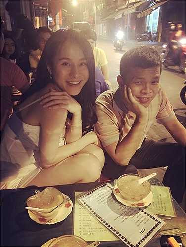 Món bún đậu mắm tôm được Xuân Hinh và Minh Vượng yêu thích.