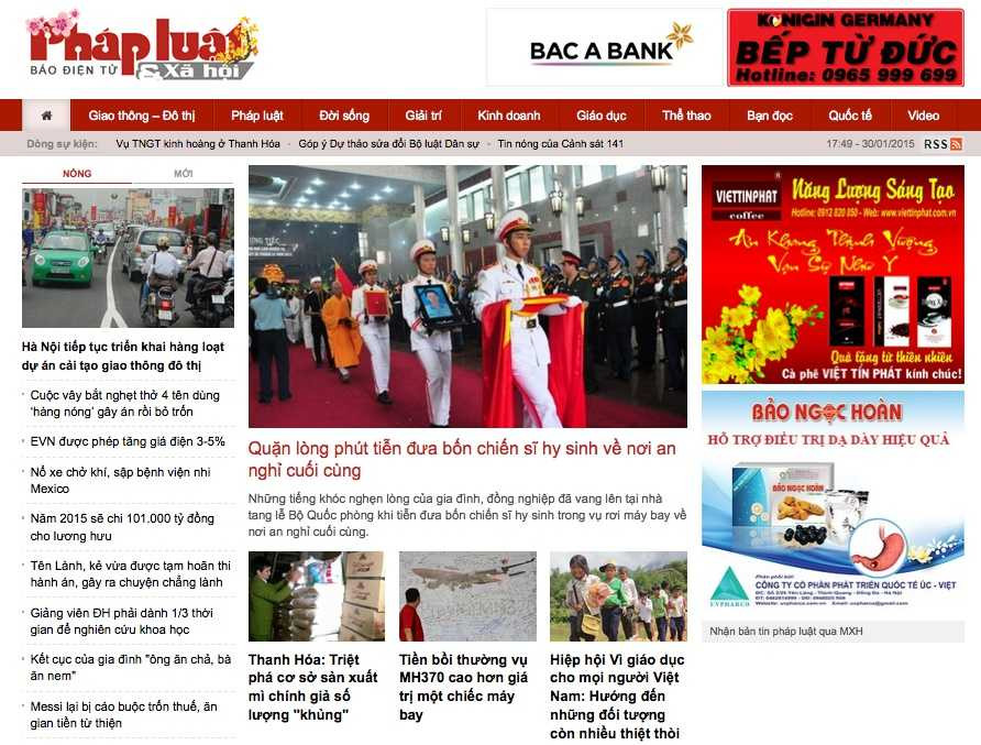 Đăng bài có thông tin bạo lực, báo Pháp luật & Xã hội bị phạt 40 triệu đồng