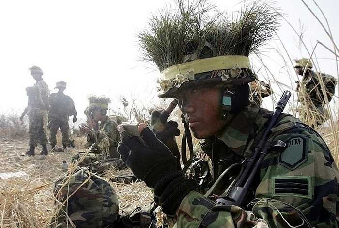 Binh lính Hàn Quốc ở Yeoju