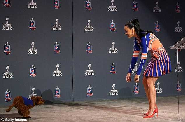 Katty Perry và chú chó Butters thân thuộc