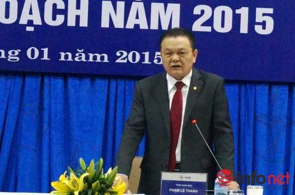 Ông Phạm Lê Thanh sẽ giữ chức Chủ tịch EVN kể từ tháng 2/2015