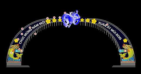 Vườn đào Nhật Tân, Khoe sắc, giữa Đà Nẵng, Cầu Rồng, đường hoa xuân, Tết Ất Mùi