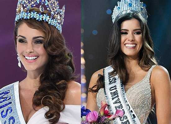 Ngắm nhìn nhan sắc của hai mỹ nhân cũng có thể thấy rõ tiêu chí chọn hoa hậu khác biệt của 2 cuộc thi. Nếu Rolene Strauss sở hữu gương mặt có chiều sâu và đậm chất cổ điển, quyền lực thì Paulina Vega lại xinh đẹp sắc sảo và quyến rũ.