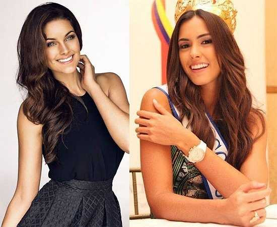 Gương mặt mười phân vẹn mười của hai hoa hậu.