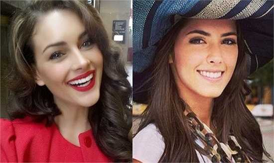 Nhan sắc xinh đẹp đáng mơ ước của Hoa hậu Thế giới và Hoa hậu Hoàn vũ 2014 ở đời thường.