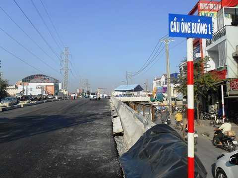 Thông xe kỹ thuật cầu Ông Buông 1