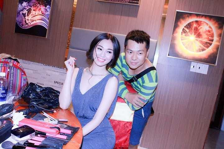 Cùng ngắm những hình ảnh Khánh My rạng rỡ trên phim trường: