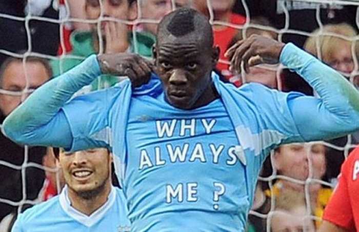 Dòng chữ 'Why always me' nổi tiếng của Balotelli