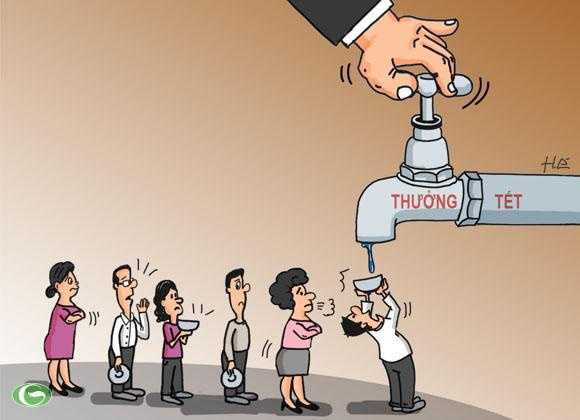 Bức tranh thưởng Tết 2015 ở Trung Quốc đang thực sự ảm đạm 