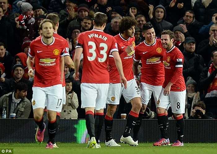 Cầu thủ trưởng thành từ lò Man Utd cũng khẳng định Quỷ đỏ có cơ hội rất lớn tại FA Cup mùa này, sau khi Chelsea và Man City bị loại sớm