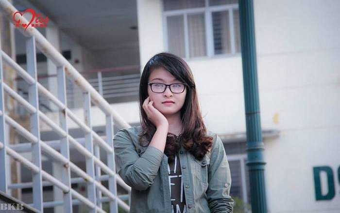 Nguyễn Thùy Lâm (SN 1995, quê Nghệ An) hiện đang là sinh viên lớp TCNH - k58. 