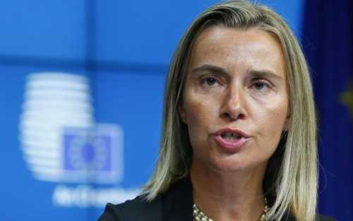 Bà Mogherini 