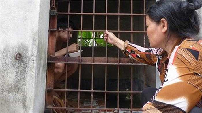 Ở Việt Nam cũng có nhiều trường hợp phải nhốt con trong lồng vì bệnh tâm thần như gia đình chị Nguyễn Thị Thuân (Kiến An, Hải Phòng) có hai người con là đều bị tâm thần.