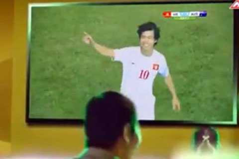 Công Phượng quảng cáo bia