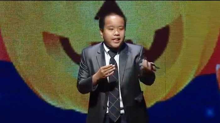 Hiện tại, Nhật Nam là học sinh lớp 8, trường Saint Paul (Mỹ).