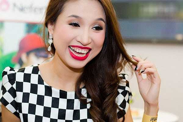 Thanh Vân Hugo có lẽ cũng phải ngạc nhiên khi nhìn thấy hình ảnh hồn nhiên của mình.