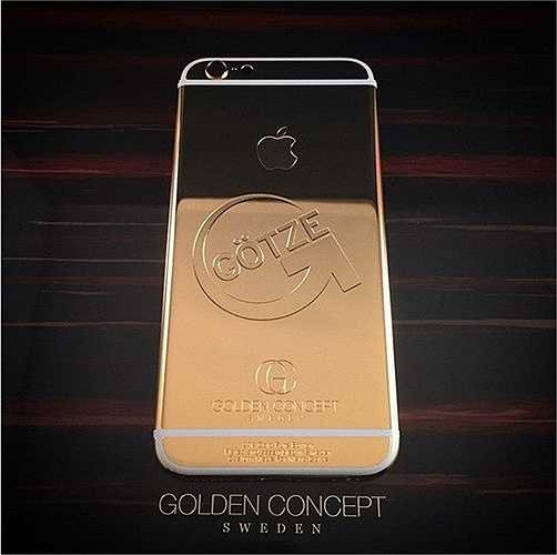 Goetze cũng chọn cách đặc biệt này để kỷ niệm chức vô địch World Cup 2014.