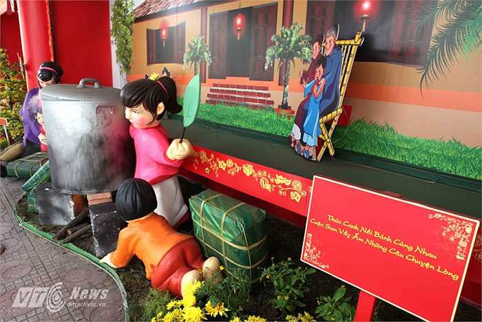 Đó cũng là dịp những đứa trẻ thấm nhuần hơn giá trị Tết. (Ảnh: Quang Minh)