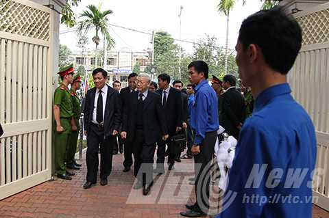 Nguyễn Bá Thanh, Nguyễn Phú Trọng, Nguyễn Xuân Phúc, lễ viếng, tiễn biệt