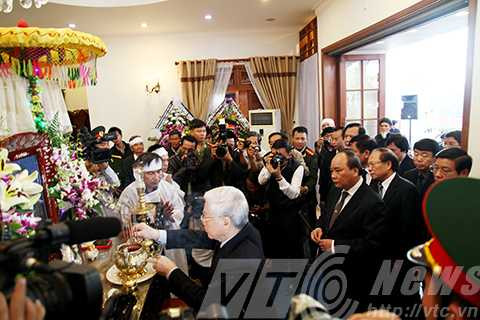 Nguyễn Bá Thanh, Nguyễn Phú Trọng, Nguyễn Xuân Phúc, lễ viếng, tiễn biệt