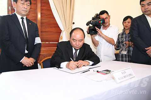 Nguyễn Bá Thanh, Nguyễn Phú Trọng, Nguyễn Xuân Phúc, lễ viếng, tiễn biệt