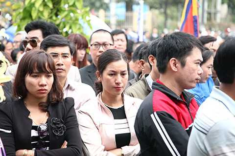 NGuyễn Bá Thanh, tang lễ, Lễ truy điệu, ngàn người, bật khóc, khóc thương