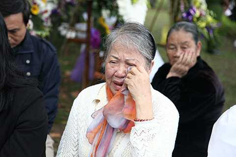 NGuyễn Bá Thanh, tang lễ, Lễ truy điệu, ngàn người, bật khóc, khóc thương