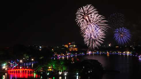 pháo hoa hà nội
