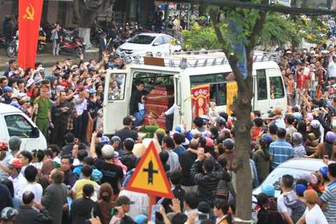 Nguyễn Bá Thanh, ông Thanh, an táng, nghĩa trang, về nơi an nghỉ