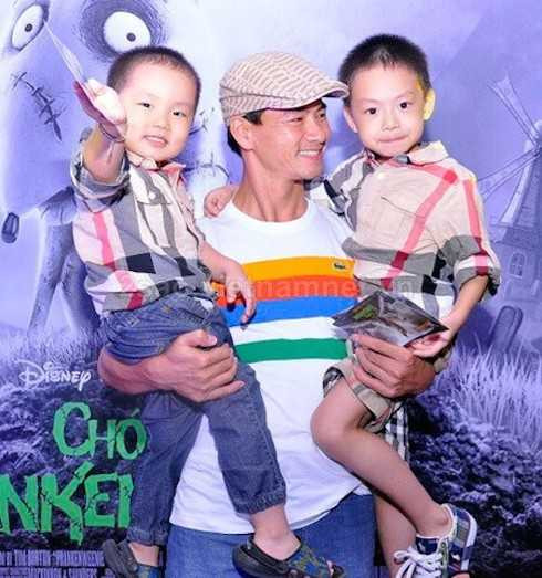 Hai quý tử nhà Xuân Bắc.