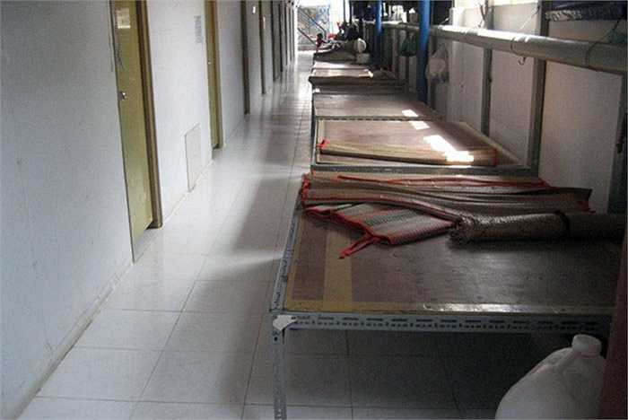 Những chiếc giường này được cho thuê 15.000 đồng mỗi đêm.
