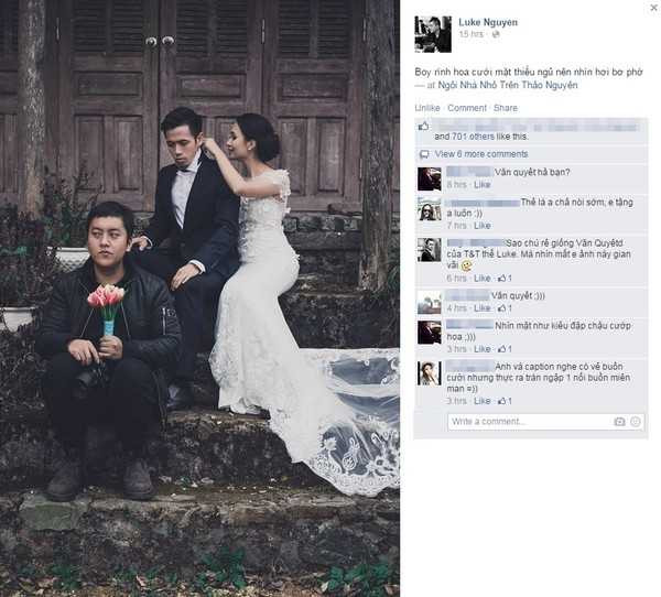 Ảnh cưới của Văn Quyết