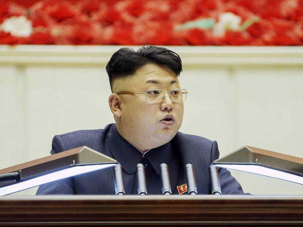 Một trong những kiểu tóc từng được ông Kim Jong-un để trước đây