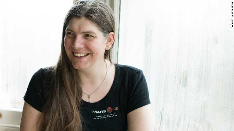 Alison Rigby, một trong những người tham gia vào chuyến đi một chiều lên sao Hỏa
