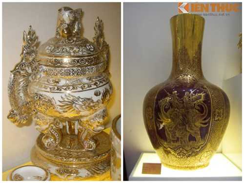 gốm sứ vàng