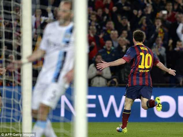 Messi hạ gục Man City mùa trước
