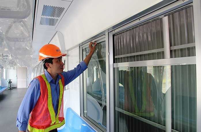 Mô hình tàu điện ngầm hiện đại nhất Việt Nam đã có mặt tại TP.HCM. (Thực hiện: Sỹ Hưng)