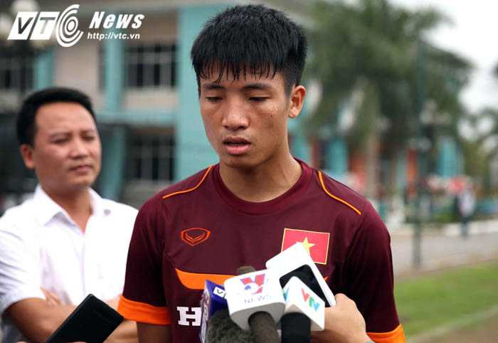 Trung vệ Bùi Tiến Dũng (Ảnh: Quang Minh)