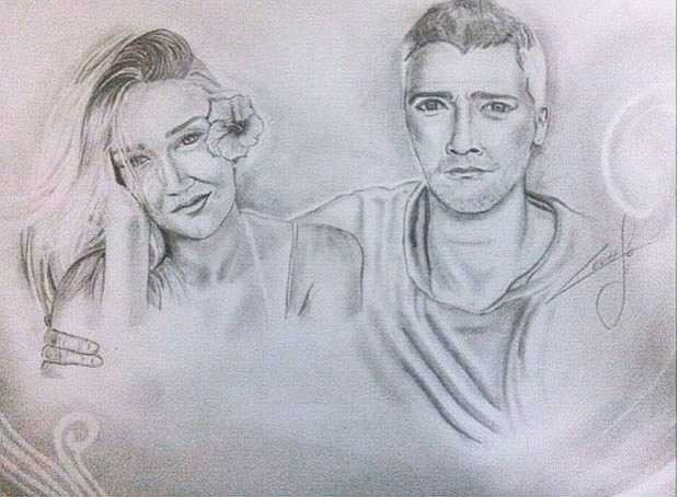 Trong dịp sinh nhật lần thứ 49 của Romario, Dixie Pratt đã vẽ bức tranh này tặng tình già kèm theo lời ngọt ngào: 'Nếu em phải lựa chọn lần nữa, em sẽ luôn chọn anh'.