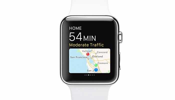 Ứng dụng bản đồ 'Maps' có thể được sử dụng trên Apple Watch