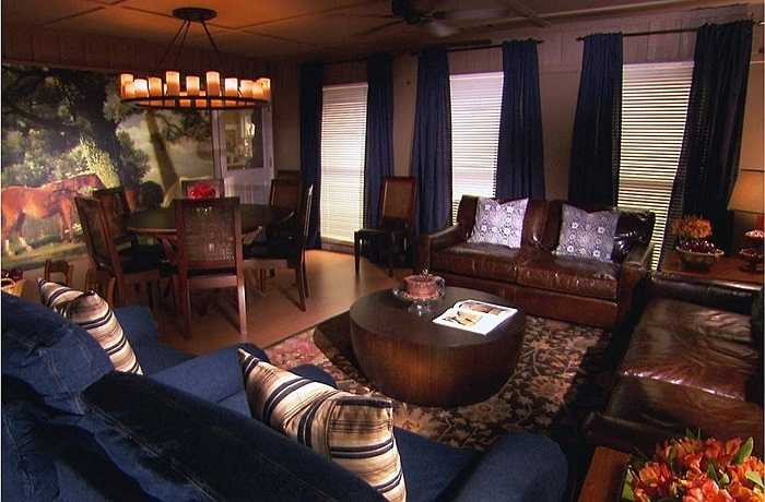 Denim ở trong nhà tạo cảm giác sáng tạo hay nó trông khá hơn ở ngoài tiền sảnh? 