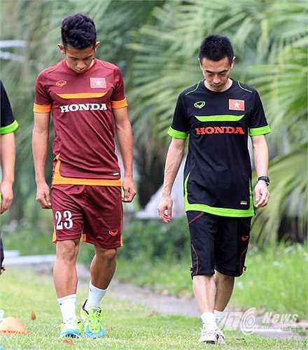 Hồng Duy và Thanh Tùng gia nhập đội hình 'thương binh' ở U23 Việt Nam, trong đó quân số của HAGL đã lên con số 3.