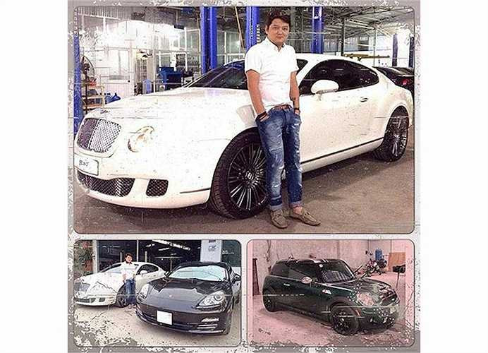 Số lượng xe Tô Văn Đức sở hữu ngang ngửa với Cường đô la. 